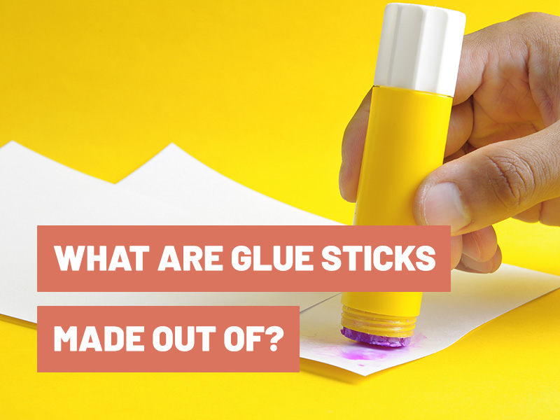 What are glue sticks made of?